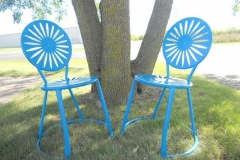 Mendota Blue Terrace Chairs